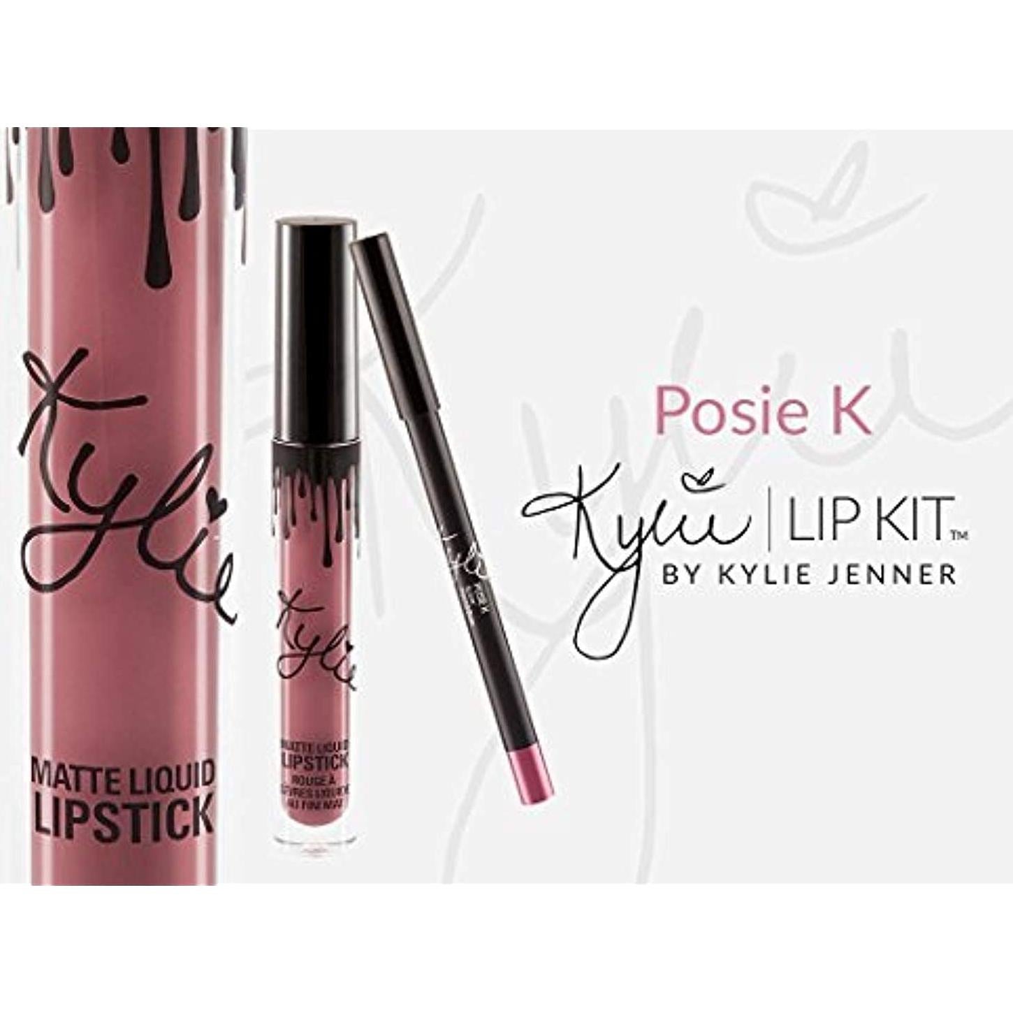 Kit de Labios Kylie Cosmetics Posie K - Delineador y Lápiz Mate