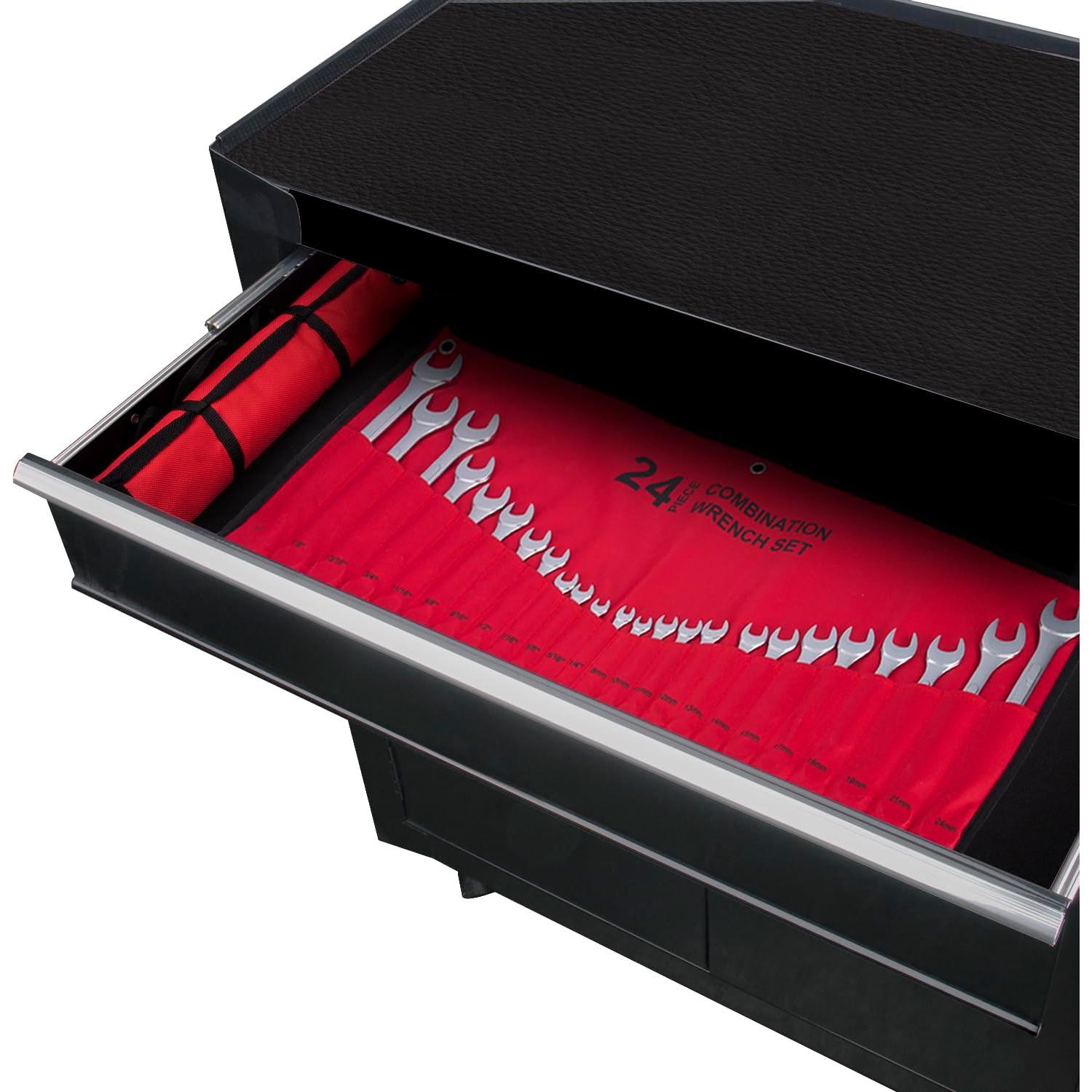 Juego de Llaves Combinadas EFFICERE 24 Piezas Métricas y SAE