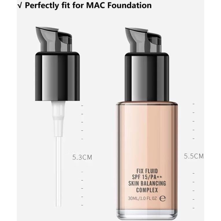 Bomba de Reemplazo Chris.W para Base MAC y Estee Lauder - 2 Pack