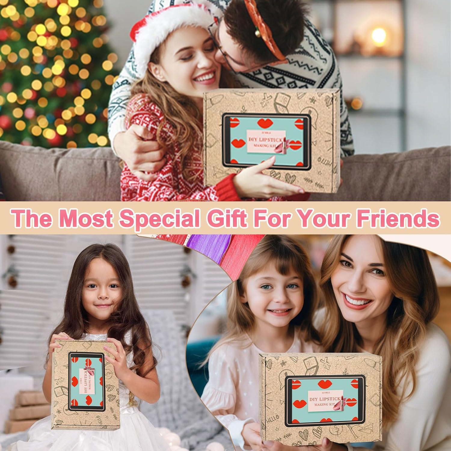 Kit de Labiales DIY JUYRLE - 47 Piezas, Mate Terciopelo