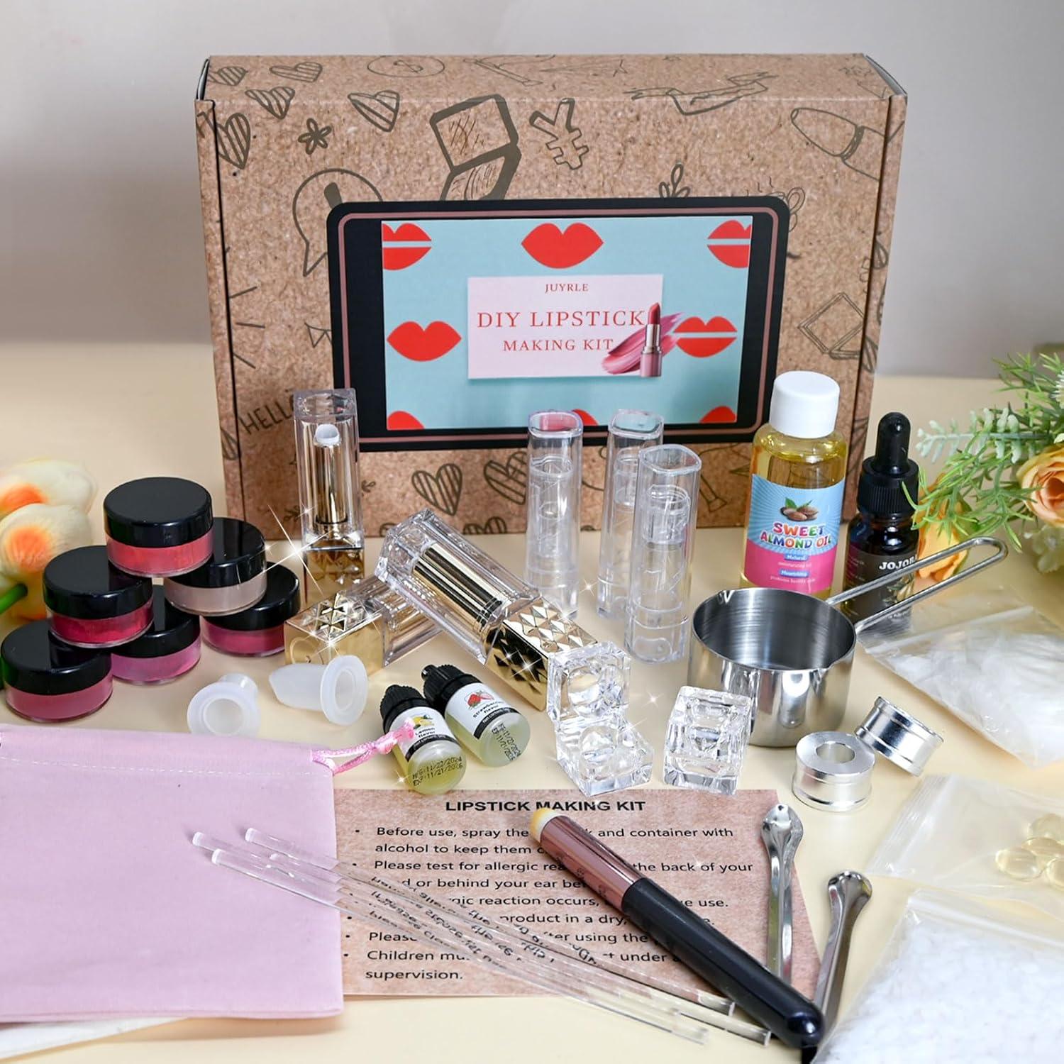 Kit de Labiales DIY JUYRLE - 47 Piezas, Mate Terciopelo