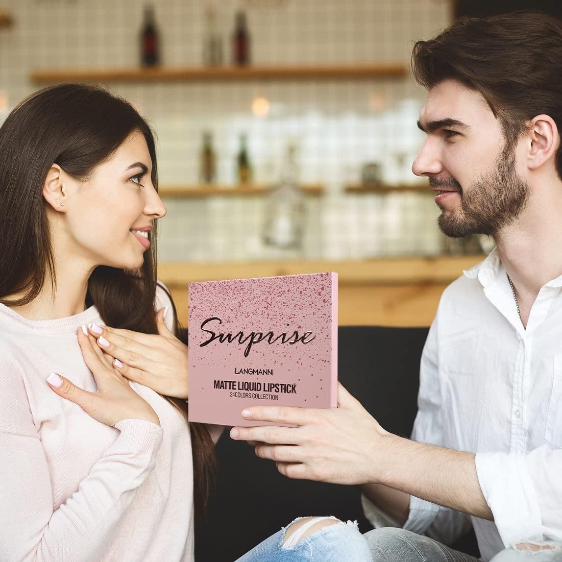 Set de Labiales Líquidos Mate Luxsea 24 Colores Hidratantes