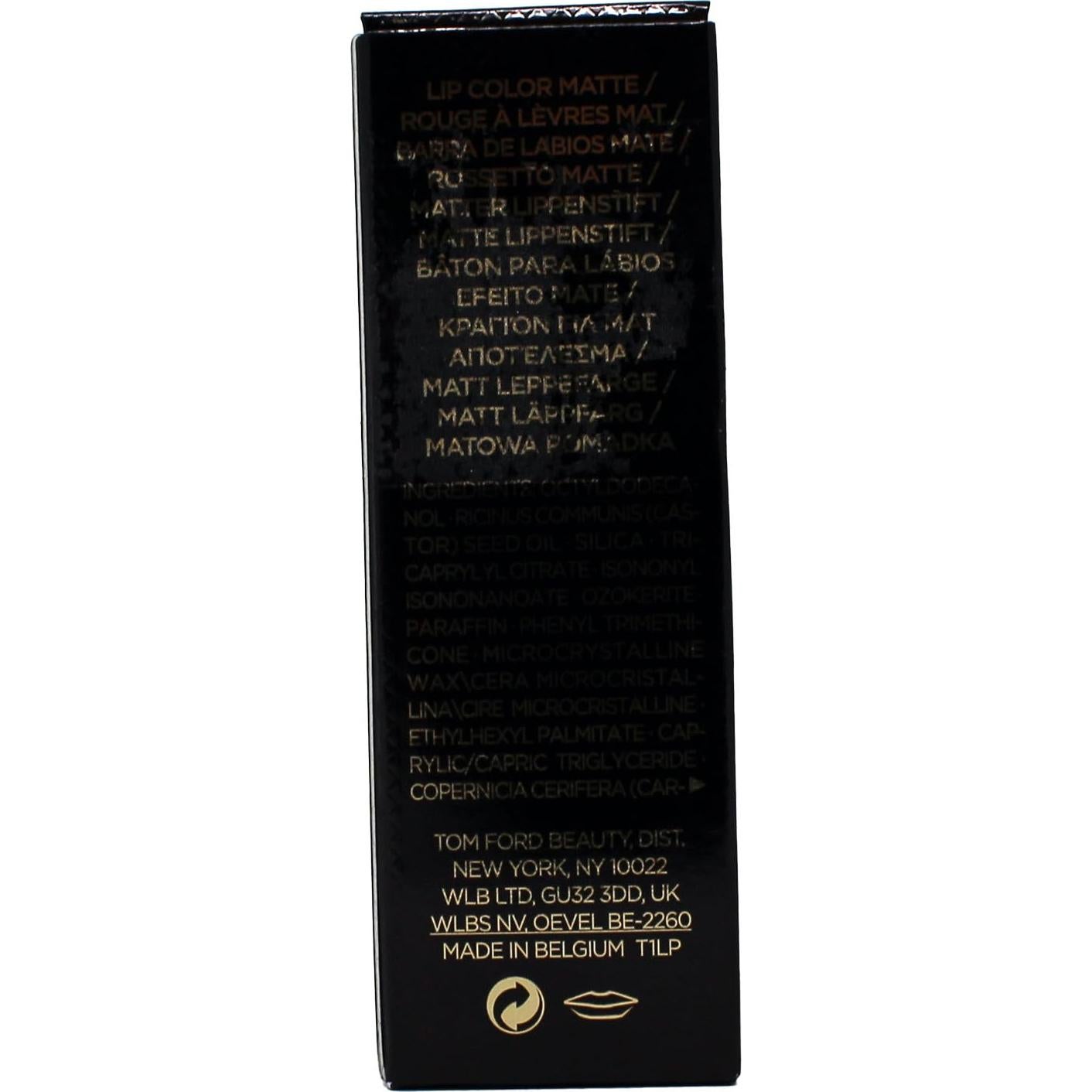 Color de Labios Mate Tom Ford #16 Rojo Escarlata 3g