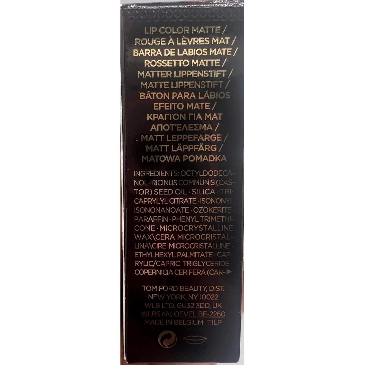 Lápiz Labial Ultra-Cremoso Tom Ford 16 Rojo Escarlata 3g