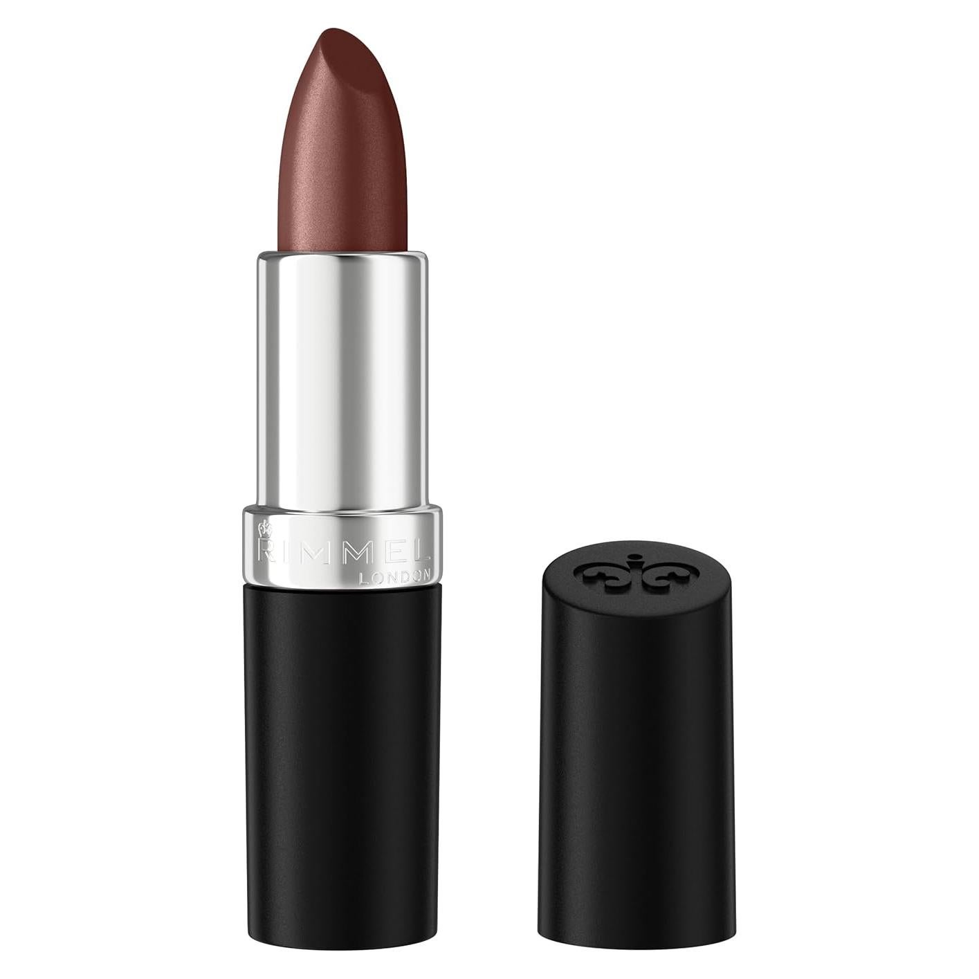 Labial Larga Duración Rimmel London Burdeos Escarchado 3.98g
