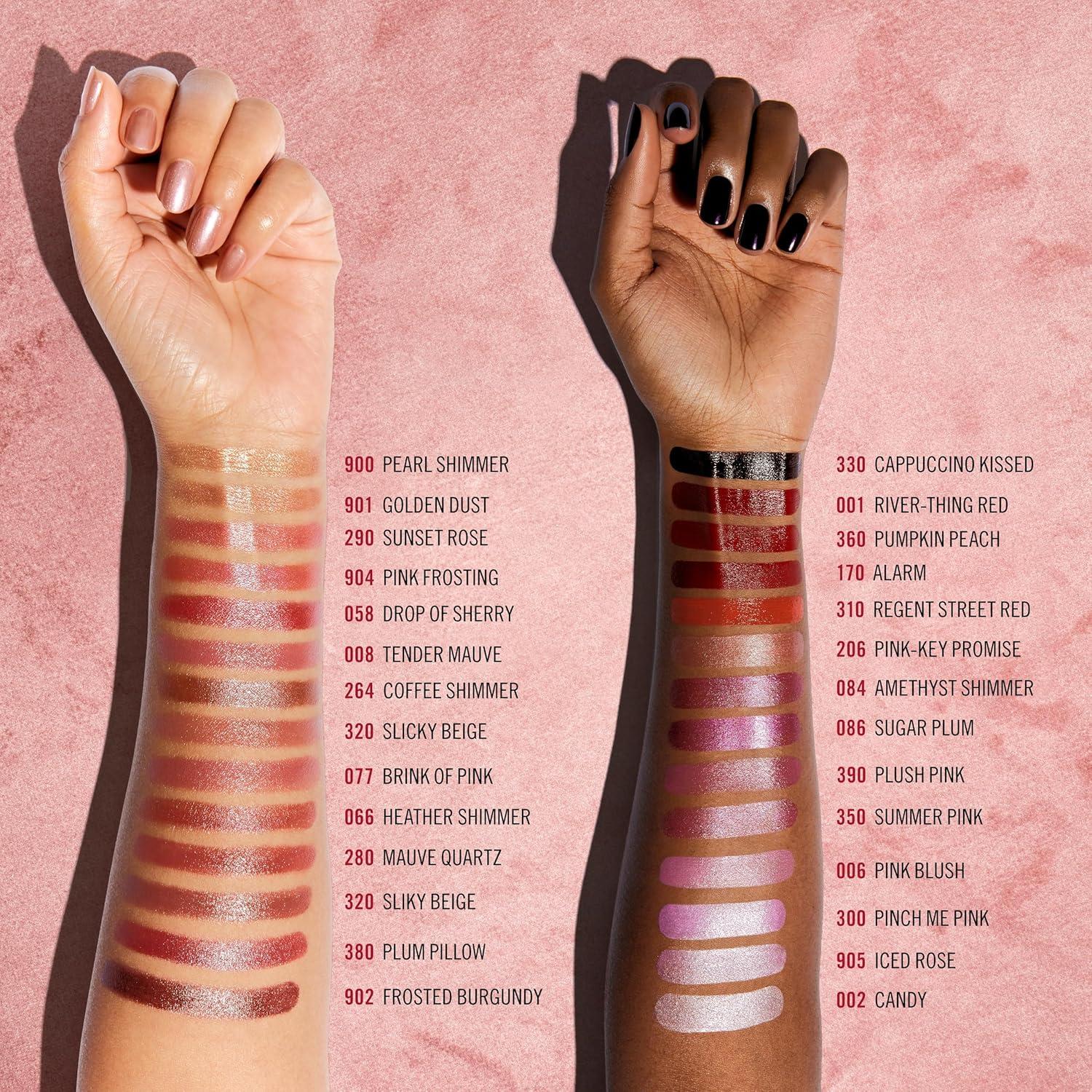 Labial Larga Duración Rimmel London Burdeos Escarchado 3.98g