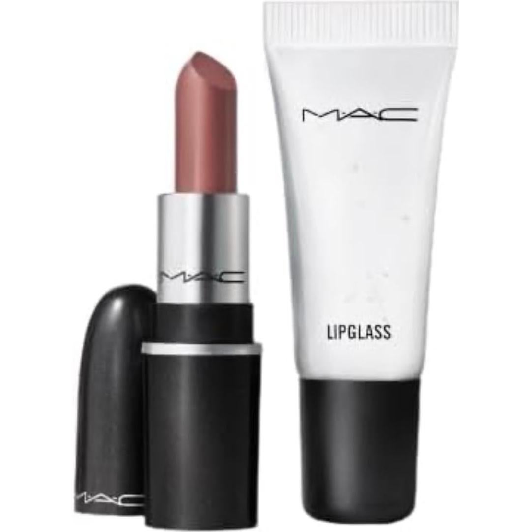 Dúo de Labios MAC Winters Kiss - Pintalabios Mate y Lipglass