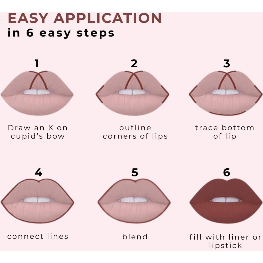 Delineador de Labios Honeybee Gardens Rosa Mocha 1.13 g Vegano