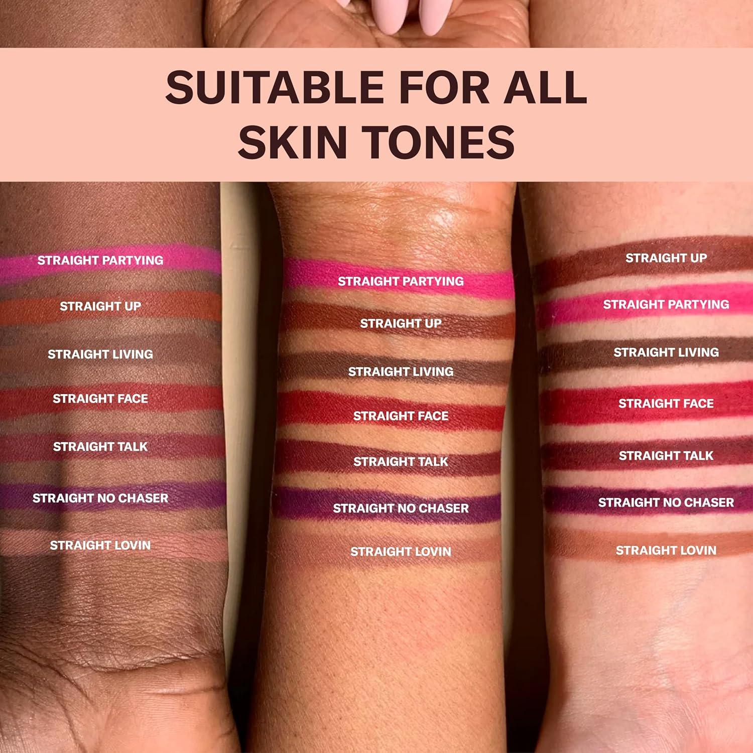 Lápiz Labial The Lip Bar Straight Shooter - Marrón Medio 1.19g