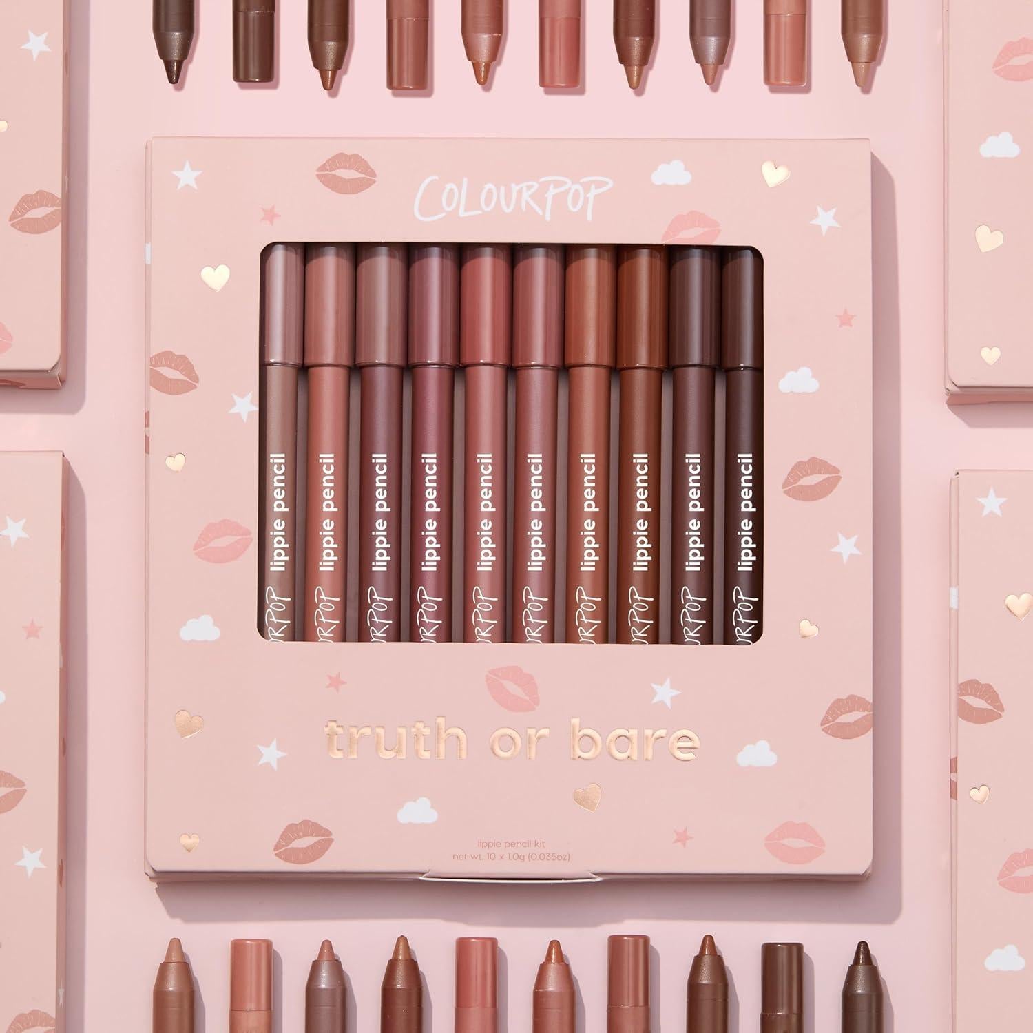 Vault de Lápiz Labial ColourPop - 10 Lápices Veganos de Alta Pigmentación