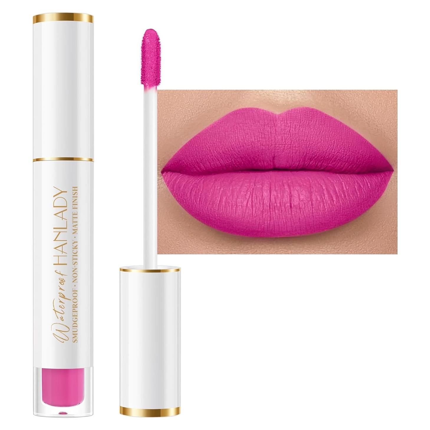 Lápiz Labial Mate Vegano HANLADY A40 Te Extraño 30 ml