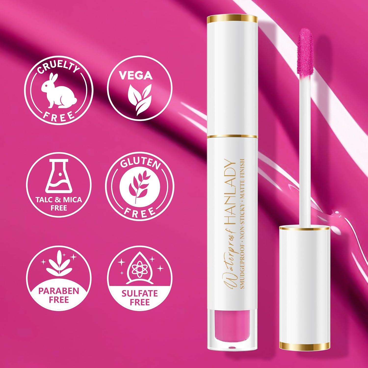 Lápiz Labial Mate Vegano HANLADY A40 Te Extraño 30 ml