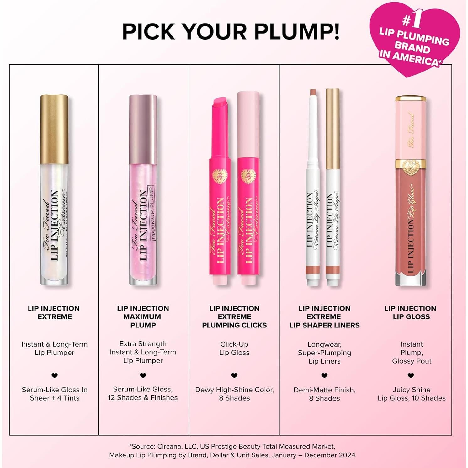 Suero Voluminizador de Labios Too Faced Lip Injection 4.14 ml