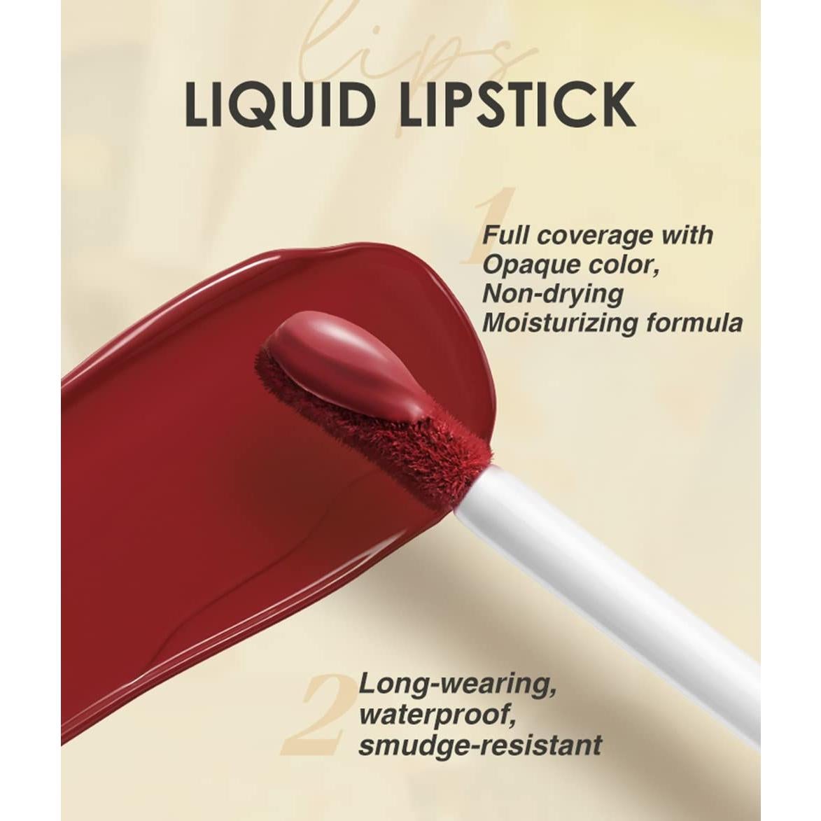 Juego de Maquillaje URQT 6 Piezas Labiales Mate y Lápices