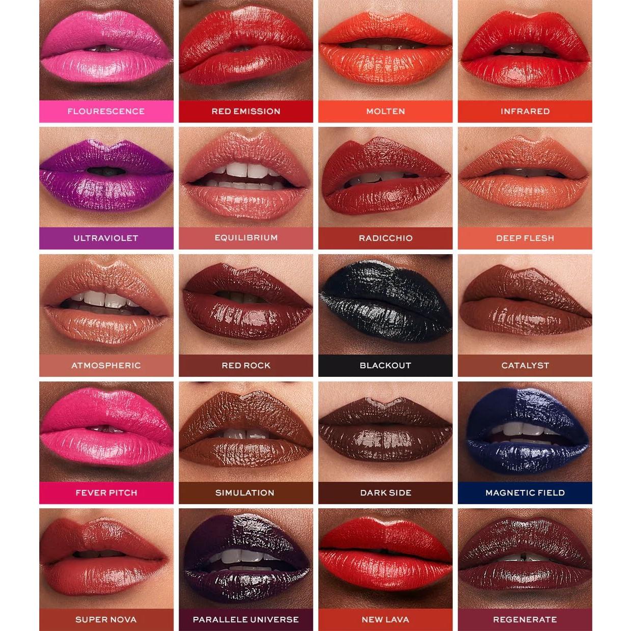 Labial Hidratante MAKE Roca Roja 28g Larga Duración Semi-Brillante