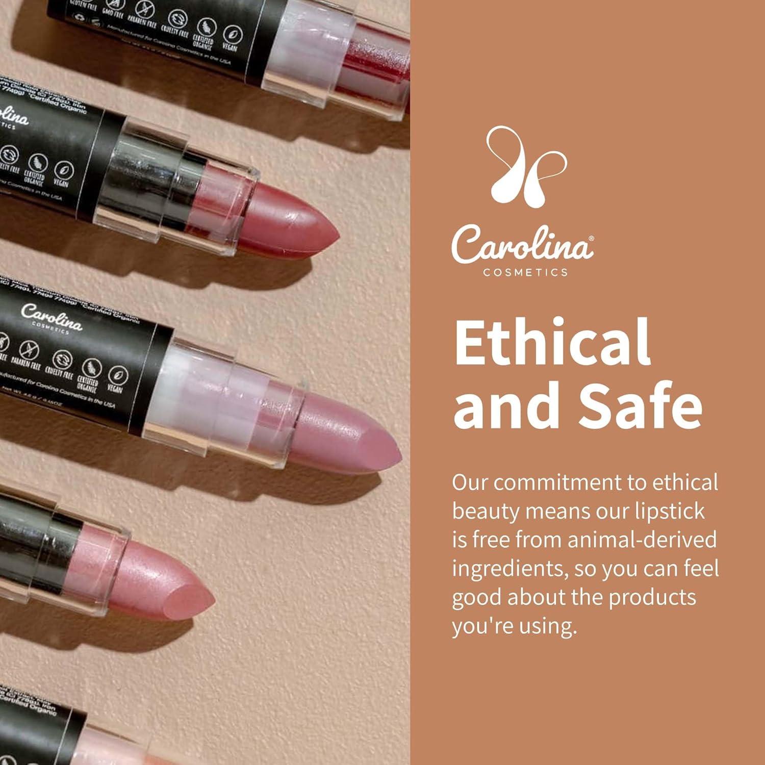 Batom Hidratante Escarlata Carolina Cosmetics 4.25g Vegano