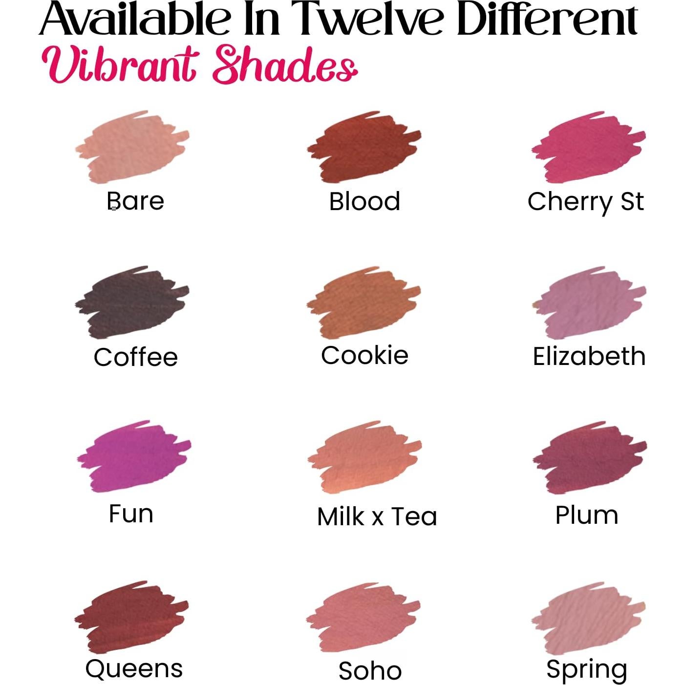 Labial Líquido Mate M2U NYC Soho - 17H de Duración Vegano