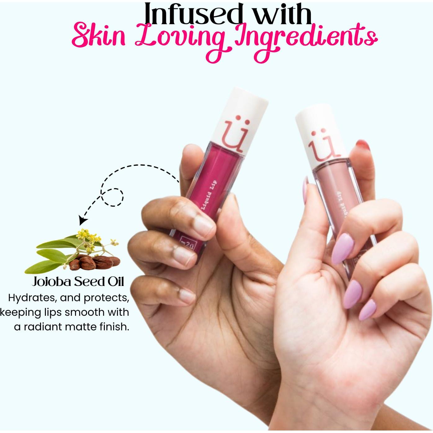 Labial Líquido Mate M2U NYC Soho - 17H de Duración Vegano