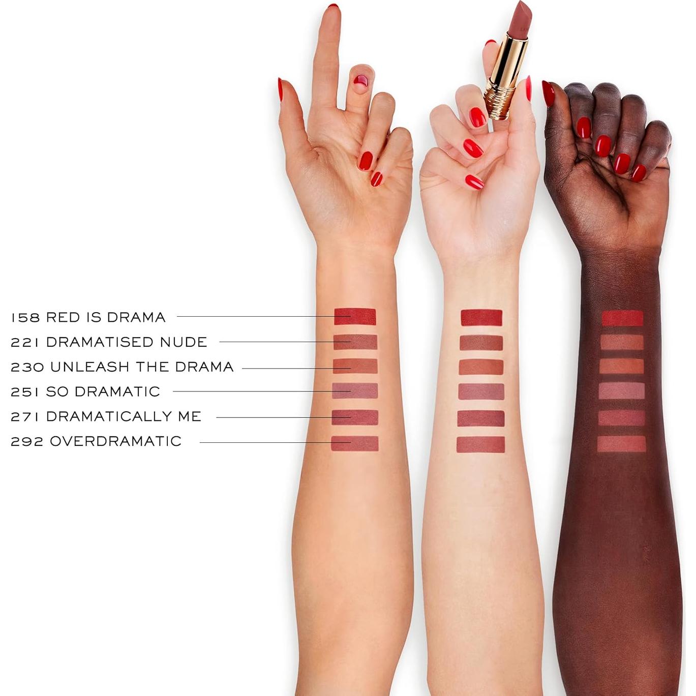 Labial Lancôme L'Absolu Rouge Drama Matte 292 Sobredramático