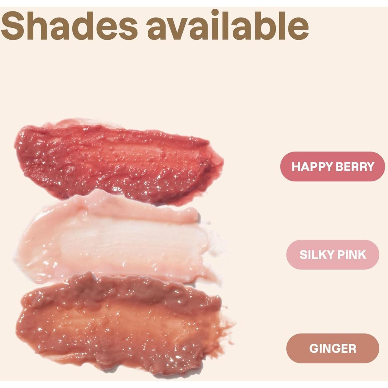 Brillo Labial ATTITUDE Oceanly Happy Berry 3.4g Vegano EWG