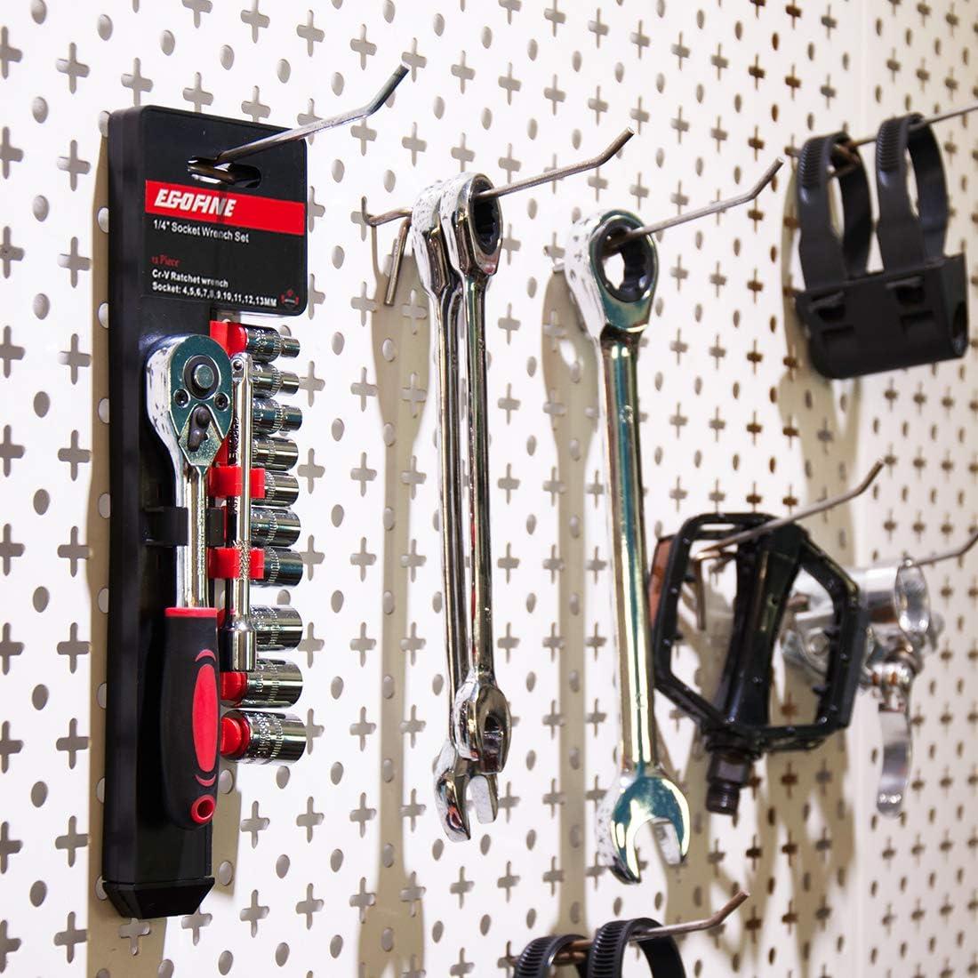 Juego de Llaves de Carraca Egofine 12pcs 1/4" 4-13mm