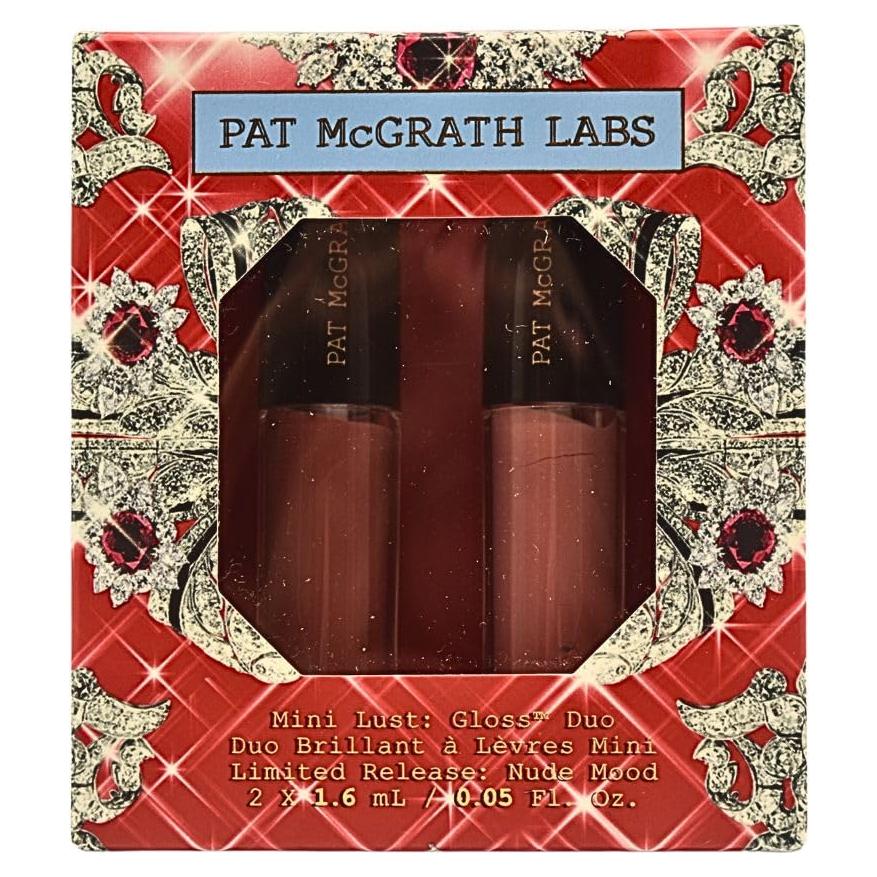 Dúo de Brillo Labial Mini Pat Mcgrath Labs - Nude Mood 2 Pcs