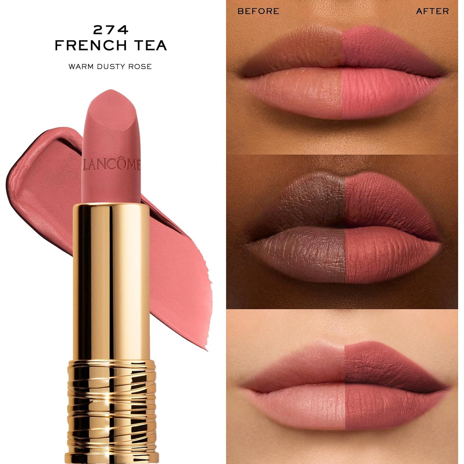 Labial Mate Lancôme L'Absolu Rouge Drama 274 Té Francés 39g