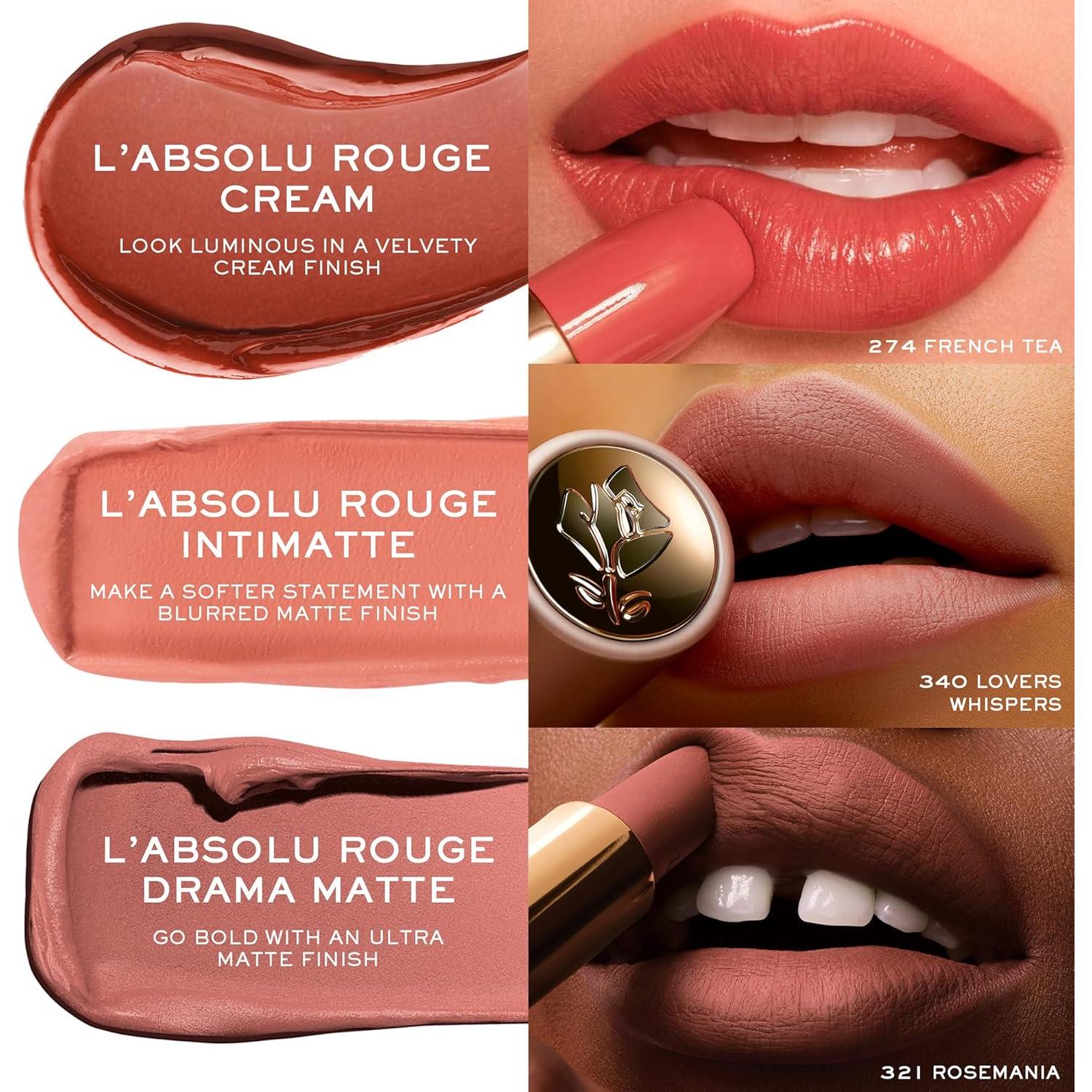 Labial Mate Lancôme L'Absolu Rouge Drama 274 Té Francés 39g