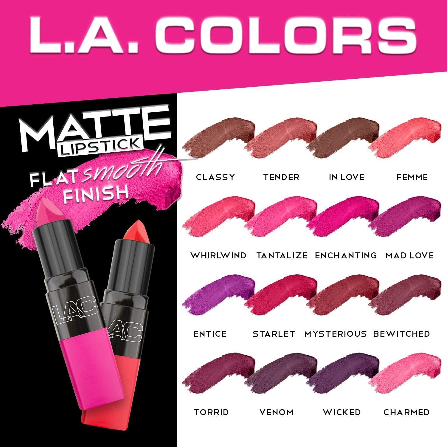 Pintalabios Mate L.A. COLORS CML461 Color Elegante 4.54g