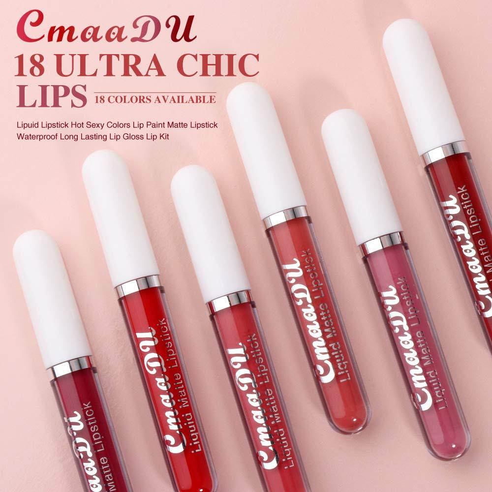 Conjunto de Labiales Mate Bonnie Choice 18 Colores Hidratantes