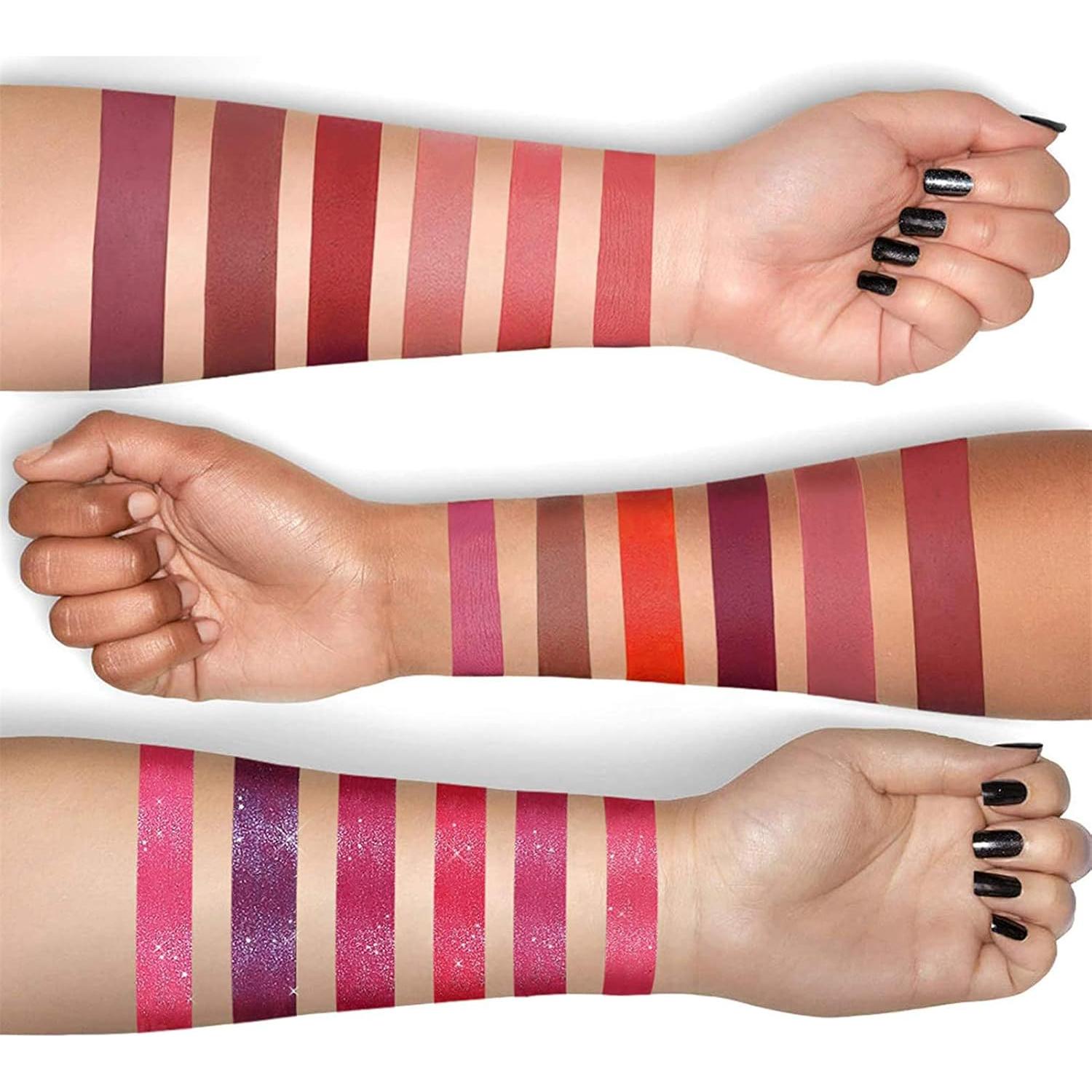 Conjunto de Labiales Mate Bonnie Choice 18 Colores Hidratantes