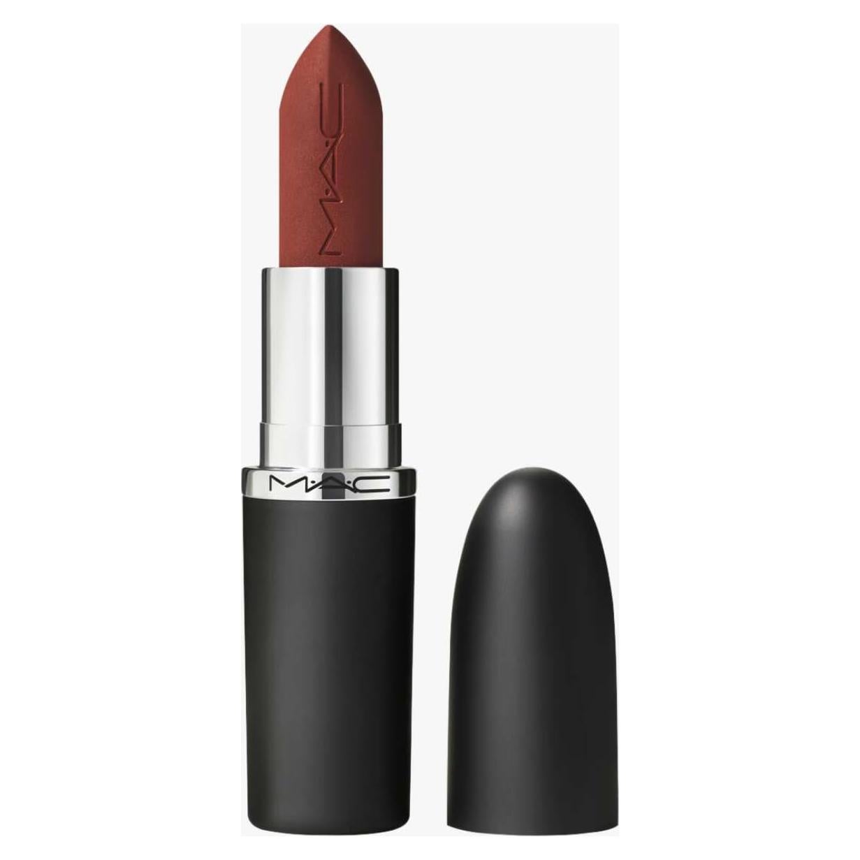 Labial Mate Sedoso MAC Exageración 3.5g Naranja