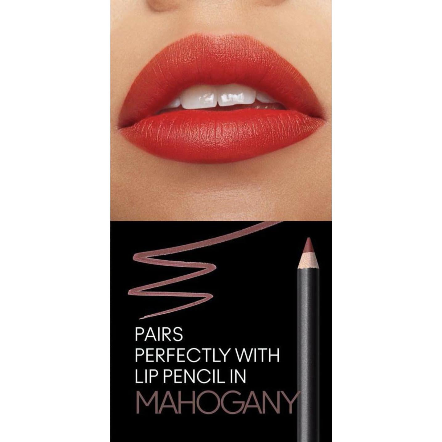 Labial Mate Sedoso MAC Exageración 3.5g Naranja