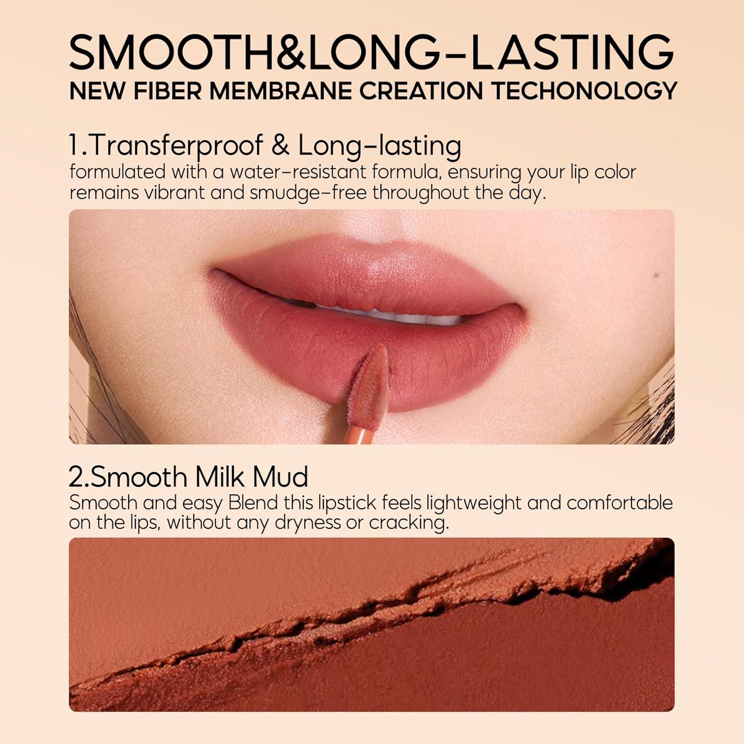 Lápiz Labial Mate COLORKEY CO03 Té de Leche de Coco 2.5g