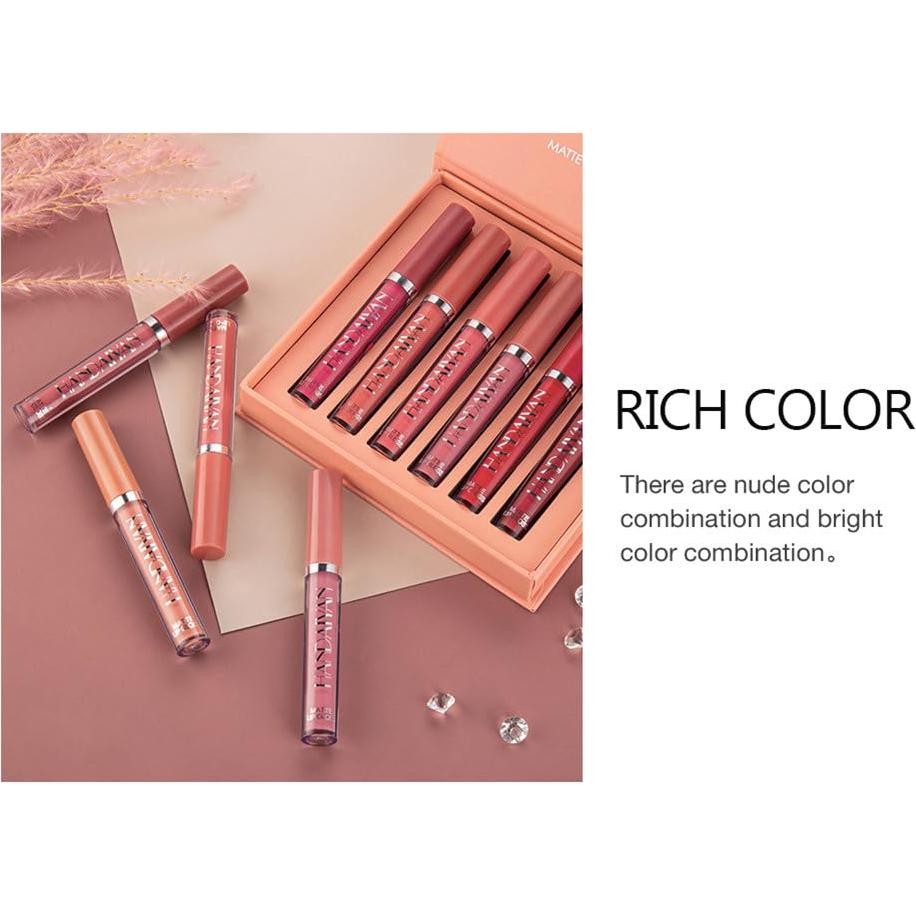 Set de 6 Lápices Labiales Líquidos Mate Bonnie Choice Nude