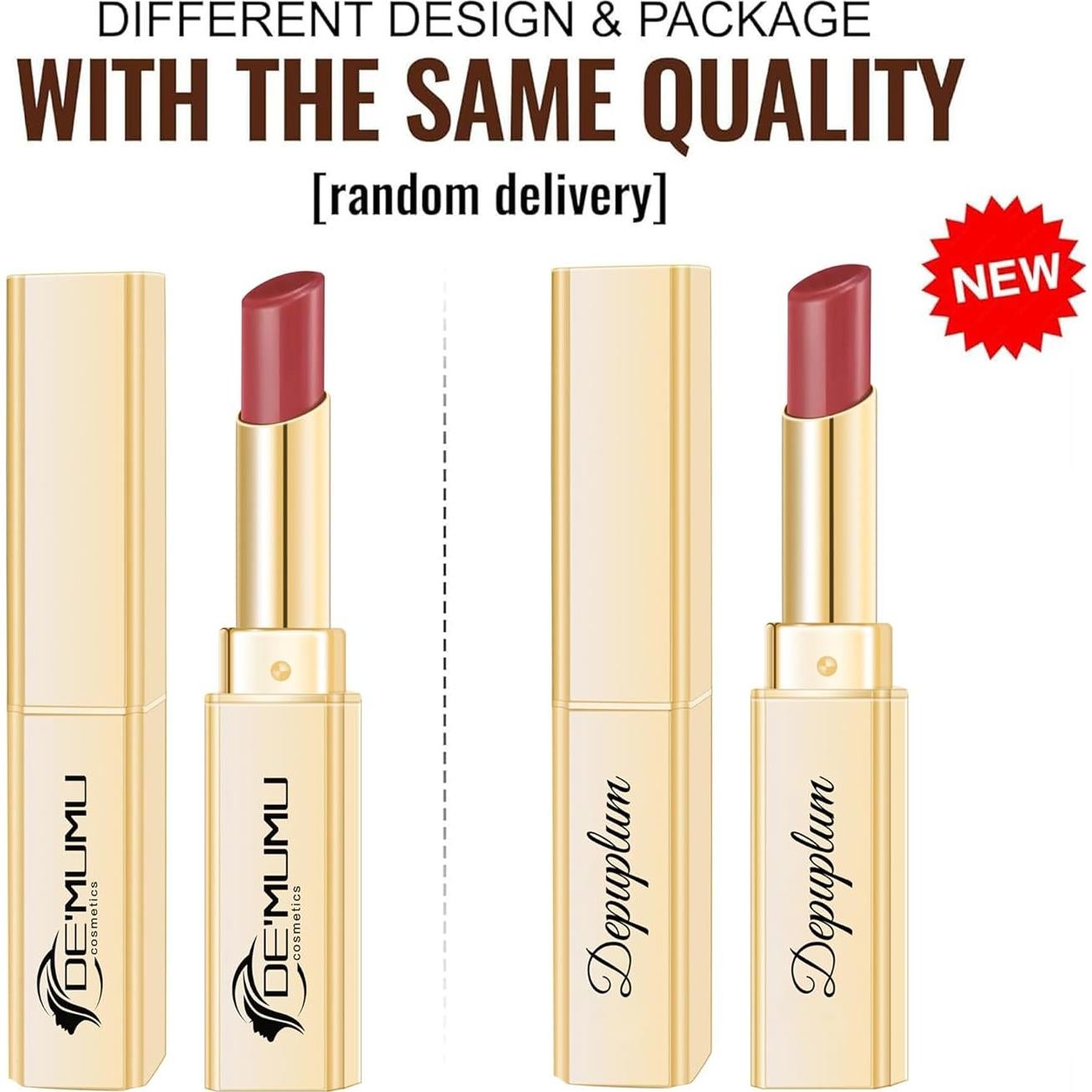 Lápiz Labial Hidratante Depuplum DM65 Mora 40g - Brillo Suave