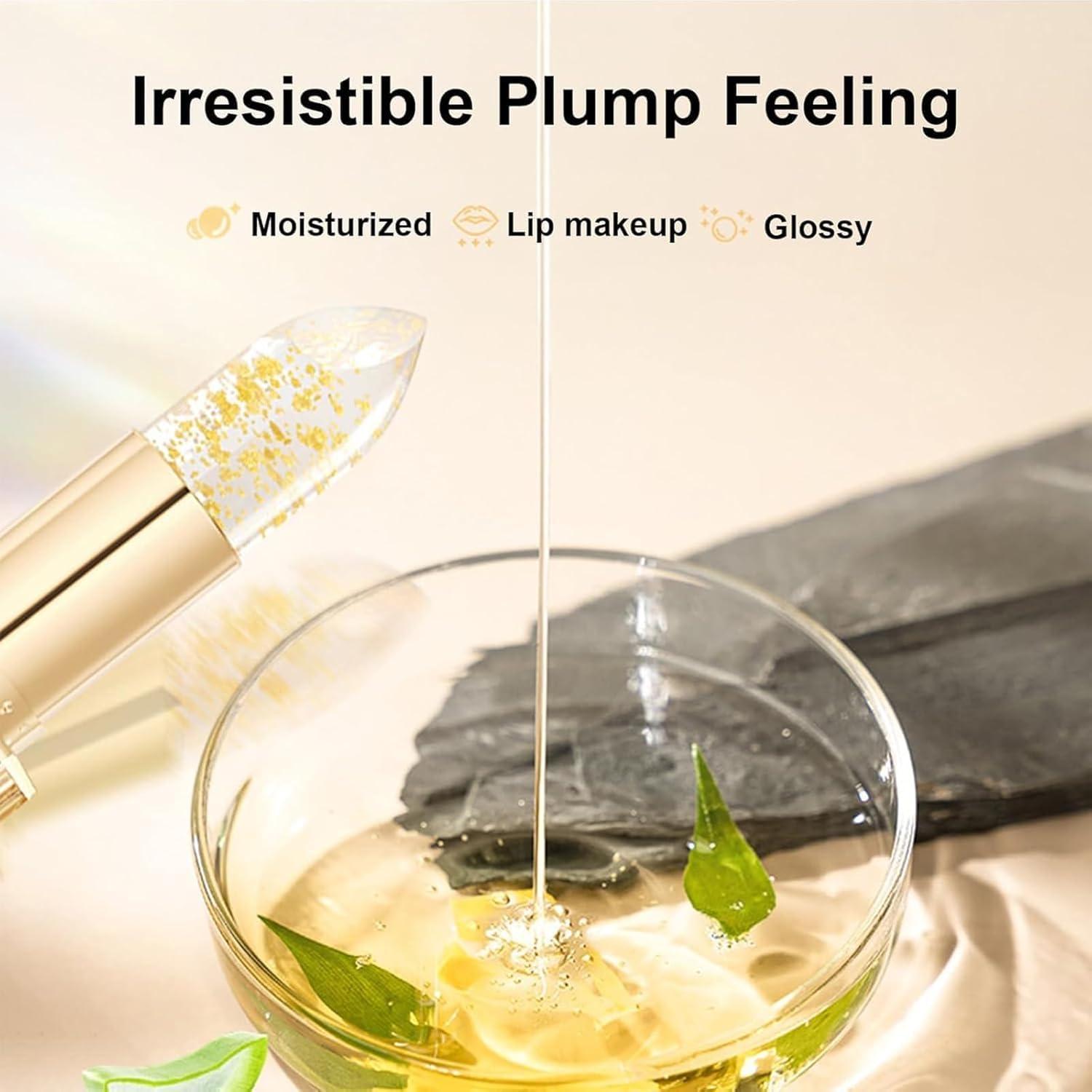 Labial anti transferencia VACVOIIVCE dorado hidratante 2pcs