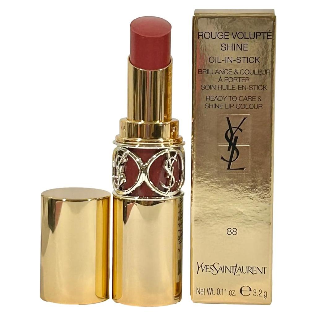 Labial Yves Saint Laurent Rouge Volupte Shine 88 Rosa Nu 3.2g
