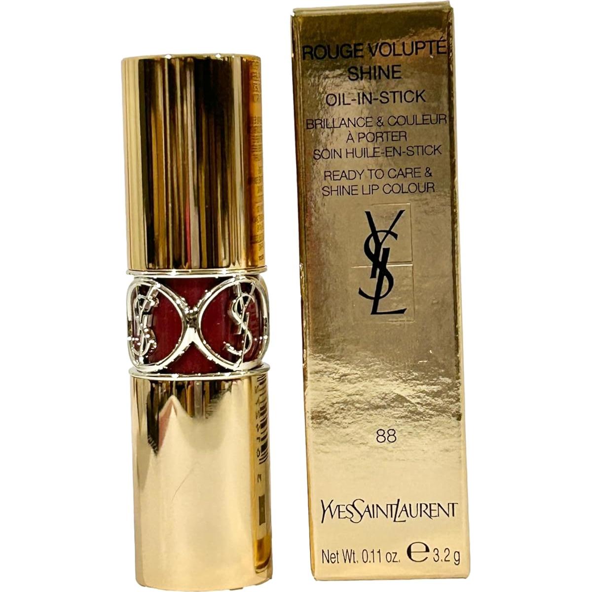 Labial Yves Saint Laurent Rouge Volupte Shine 88 Rosa Nu 3.2g
