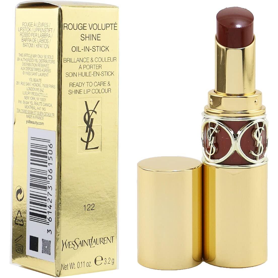 Lápiz Labial Yves Saint Laurent Rouge Volupte Shine 122