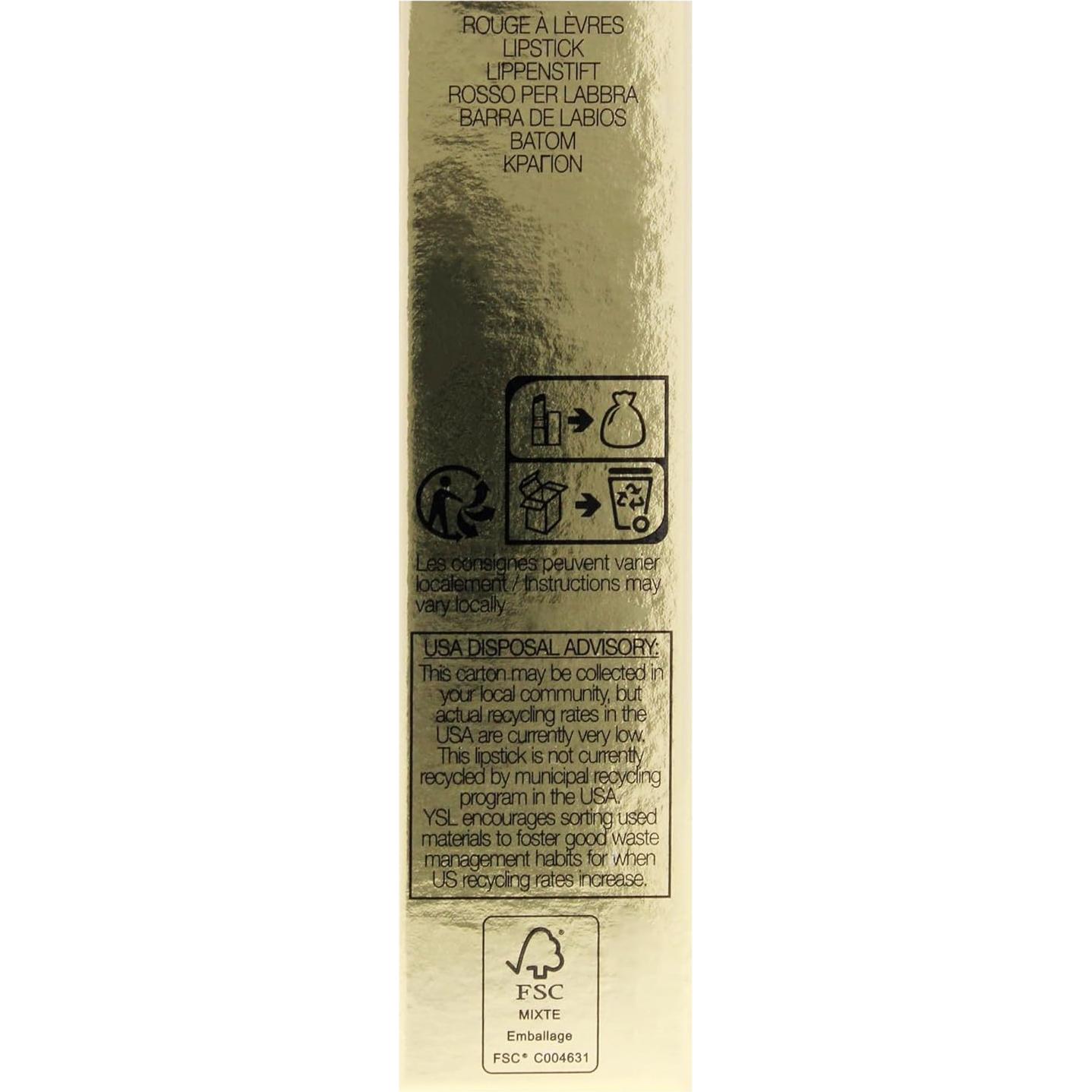 Labial Yves Saint Laurent Rouge Pur Couture 3.1g Rojo