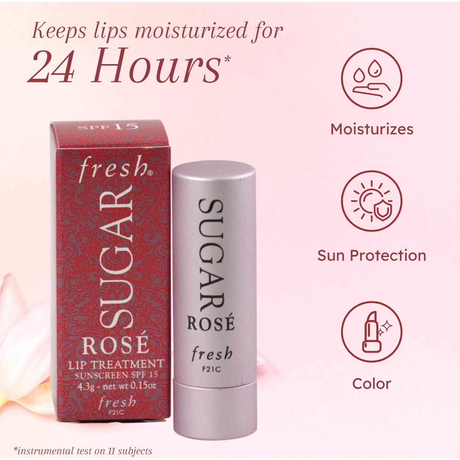 Tratamiento Labial Fresh Azúcar Rosa SPF 15 4.3g Hidratante