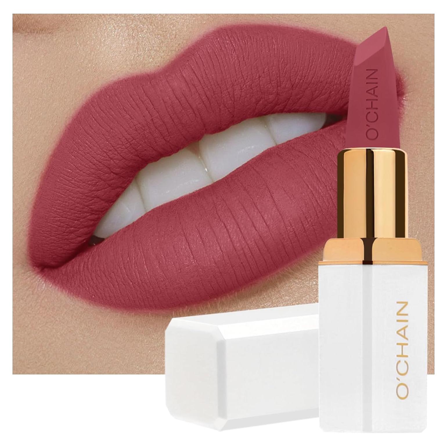 Barra de Labios Mate O'CHAIN 11 Cereza 3.4g Larga Duración