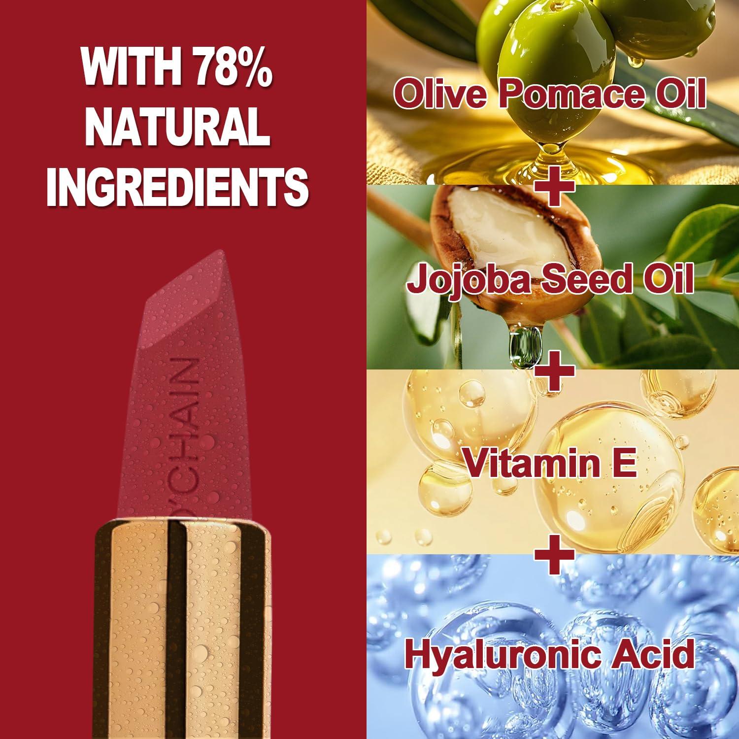 Barra de Labios Mate O'CHAIN 11 Cereza 3.4g Larga Duración