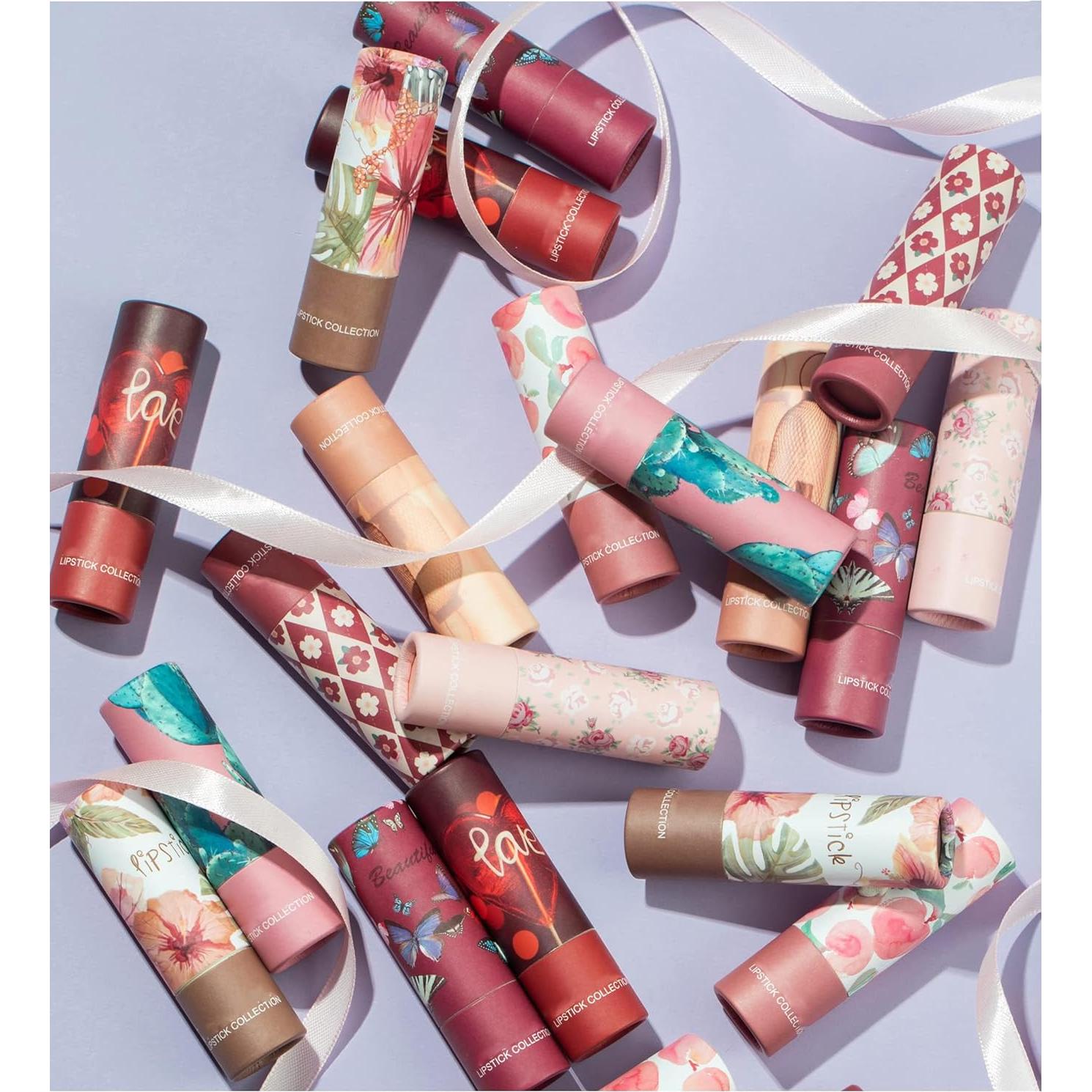 Barra de Labios Mate Nude AKARY - Larga Duración, Ecológica