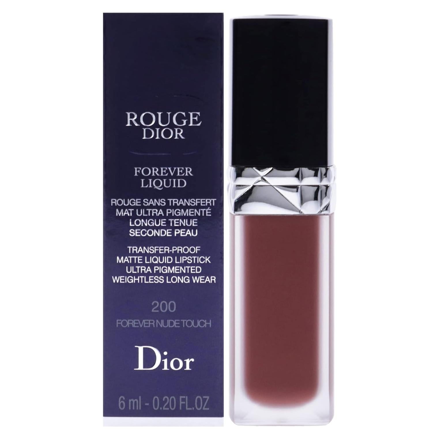 Labial Líquido Matte Christian Dior Rouge Dior Forever 200