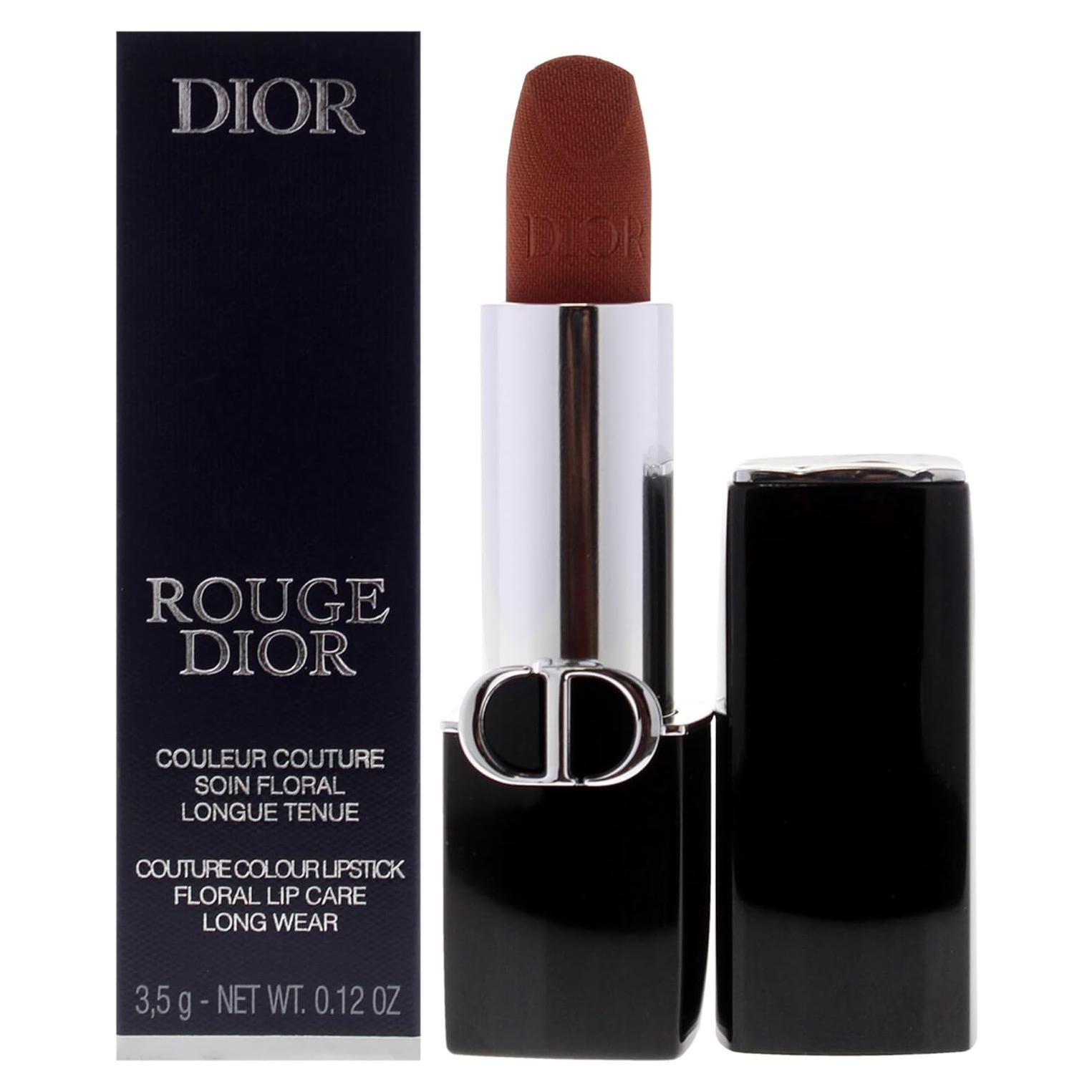 Labial Dior Rouge Couture Velvet 200 Toque Nude 3.4 g Recargable