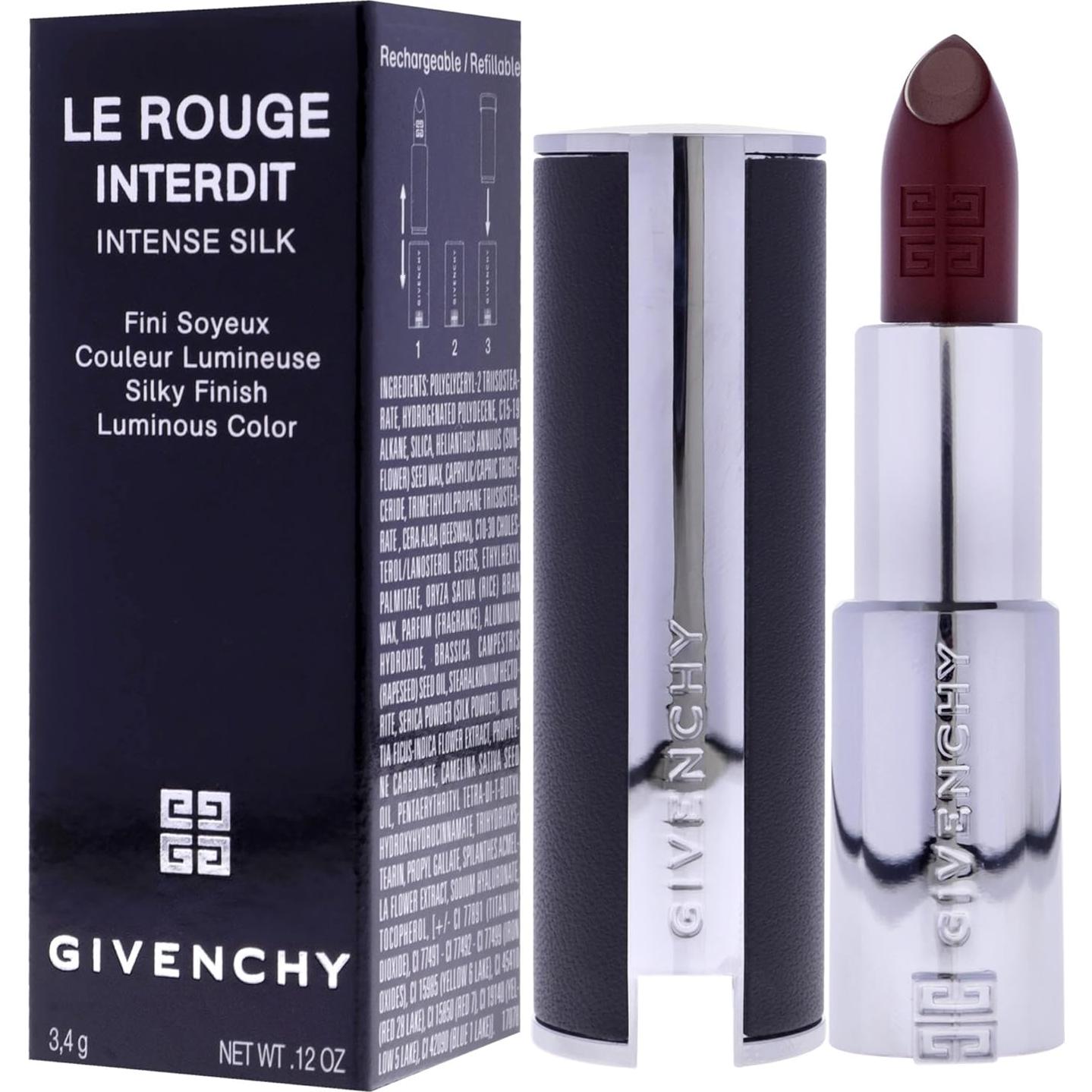 Labial Givenchy Le Rouge Interdit Intense N117 Rouge Erable 3.11g