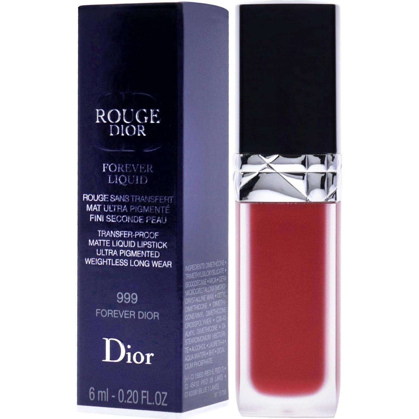 Labial Líquido Mate Christian Dior Rouge Forever 5.67 g