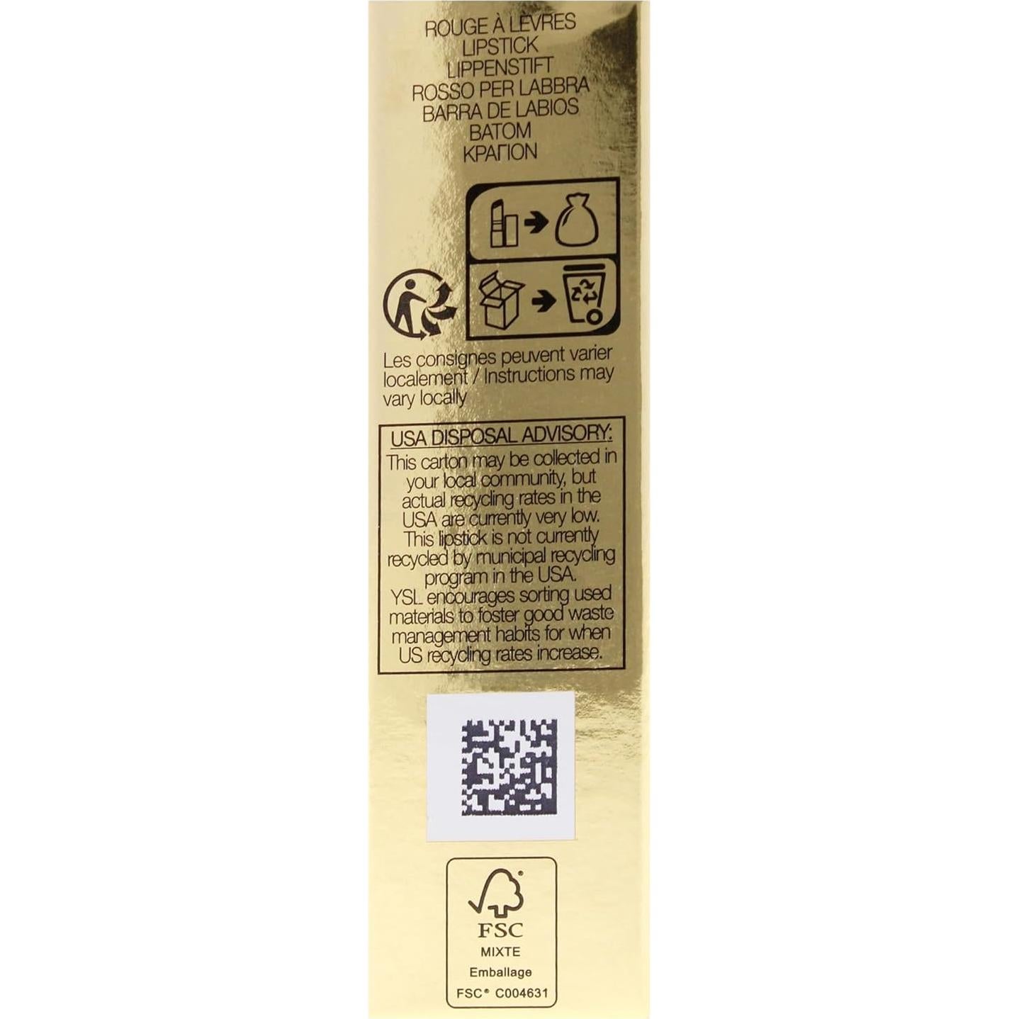 Labial Yves Saint Laurent Rouge Pur Couture 1971 3.1g